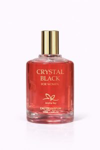 Crystal Black eau de parfum for women bottle front