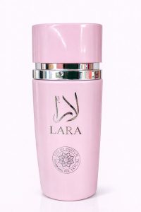 Lara Pink eau de parfum bottle front 100ml