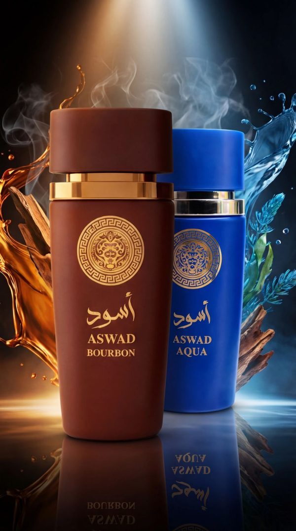 Aswad Bourbon & Aqua – стил и присъствие Aswad Bourbon и Aswad Aqua парфюмен комплект за ежедневие и вечер