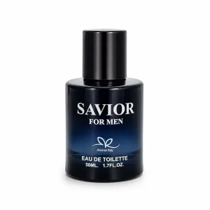 Savior For Men Eau de Toilette – Aroma Ray 50 ml – флакон в луксозна сцена Savior For Men Eau de Toilette – Aroma Ray 50 ml – флакон в луксозна сцена