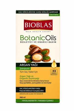 Bioblas Botanic Oils шампоан с арганово масло против косопад 360 ml Bioblas Botanic Oils шампоан с арганово масло против косопад 360 ml