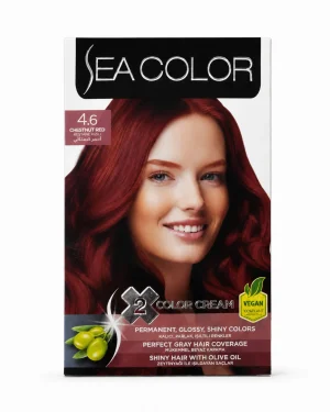 Sea Color 4.6 Chestnut Red боя за коса 185 ml Sea Color 4.6 Chestnut Red боя за коса 185 ml