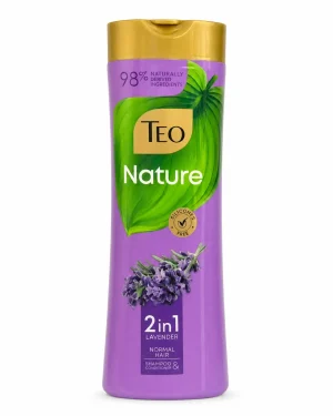 Teo Nature 2 в 1 с лавандула за нормална коса 350 ml Teo Nature 2 в 1 шампоан и балсам с лавандула за нормална коса 350 ml