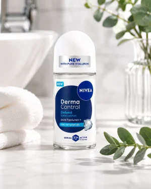 NIVEA Derma Control Defend рол-он антиперспирант 50ml в баня NIVEA Derma Control Defend рол-он антиперспирант 50ml в светла баня