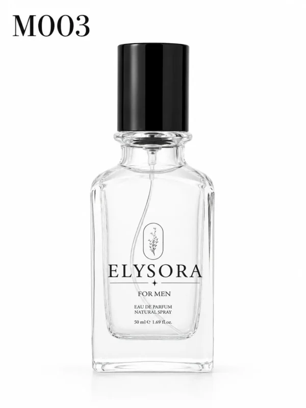 ELYSORA M003 Eau de Parfum 50 ml на бял фон