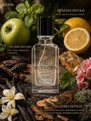 ELYSORA M006 – мъжки парфюм 50 ml с ароматни нотки ELYSORA M006 мъжки парфюм 50 ml с ароматни нотки