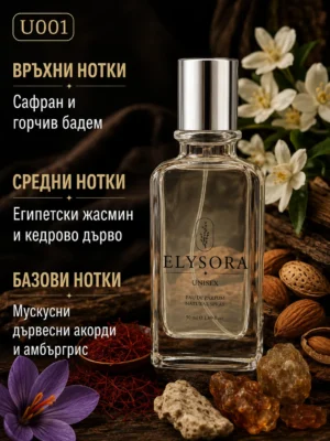 elysora-u1-01 ELYSORA U001 – Турски унисекс парфюм 50 ml