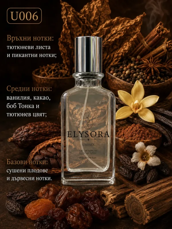elysora-u6-01 ELYSORA U006 – Турски унисекс парфюм 50 ml