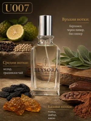 elysora-u7-01 ELYSORA U007 – Турски унисекс парфюм 50 ml