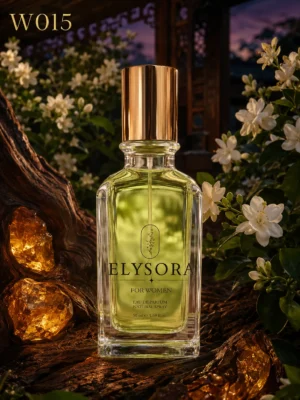 ELYSORA W15 – Турски дамски парфюм 50 ml – флакон в луксозна сцена