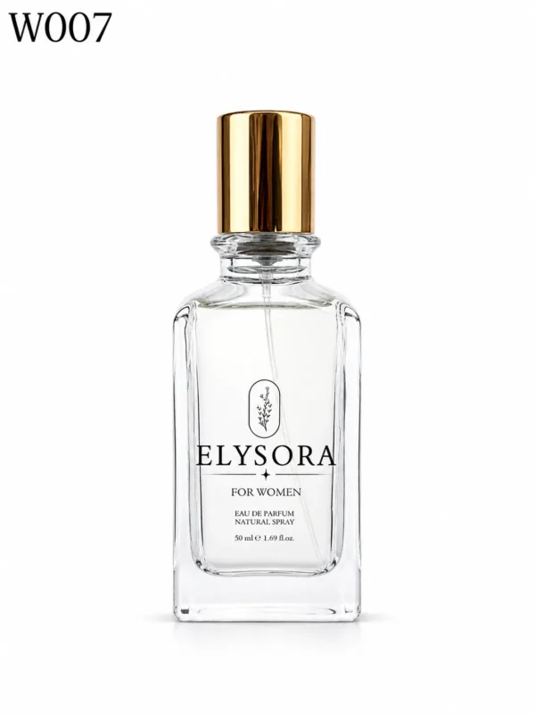 ELYSORA W7 турски дамски Eau de Parfum 50 ml на бял фон
