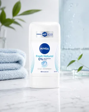 NIVEA Fresh Natural Део Стик — баня NIVEA Fresh Natural део стик, продукт в банята