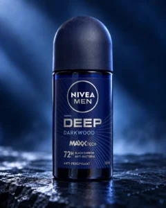 NIVEA MEN Deep Darkwood рол-он антиперспирант 50 ml – флакон в луксозна сцена