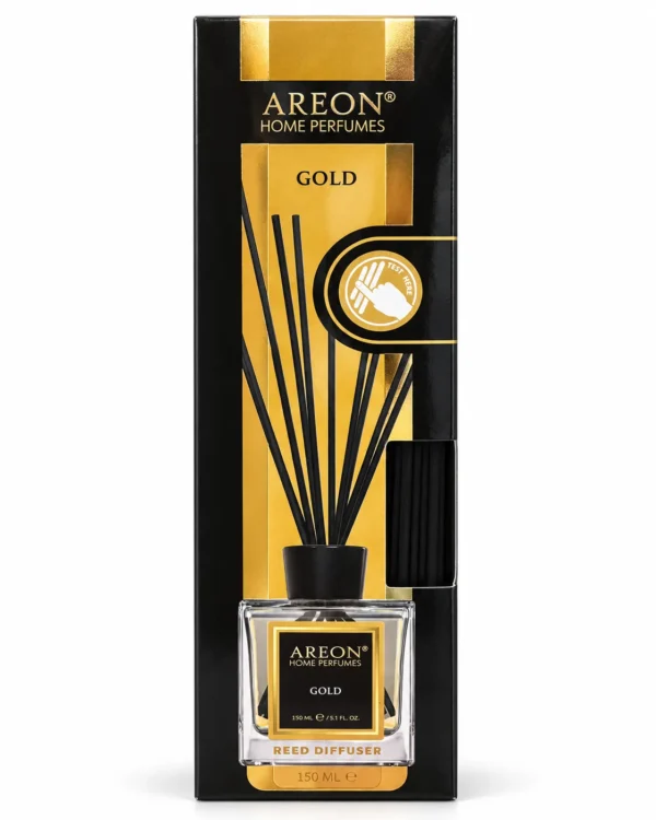 AREON Home Perfumes Gold ароматен дифузер 150 ml – изображение на бял фон