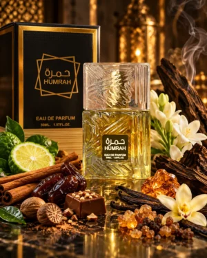 Humrah Eau de Parfum – Aroma Ray 50 ml – флакон в луксозна сцена