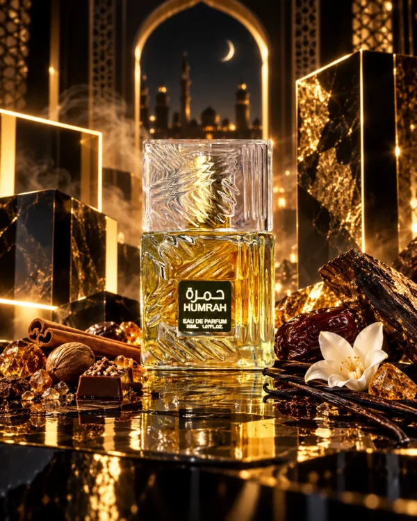 Humrah Eau de Parfum – Aroma Ray 50 ml – lifestyle сцена с парфюма Humrah Eau de Parfum – Aroma Ray 50 ml – lifestyle сцена с парфюма