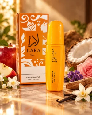 Lara Tous Eau de Parfum – Manasik 30 ml – флакон в луксозна сцена Lara Tous Eau de Parfum – Manasik 30 ml – флакон в луксозна сцена