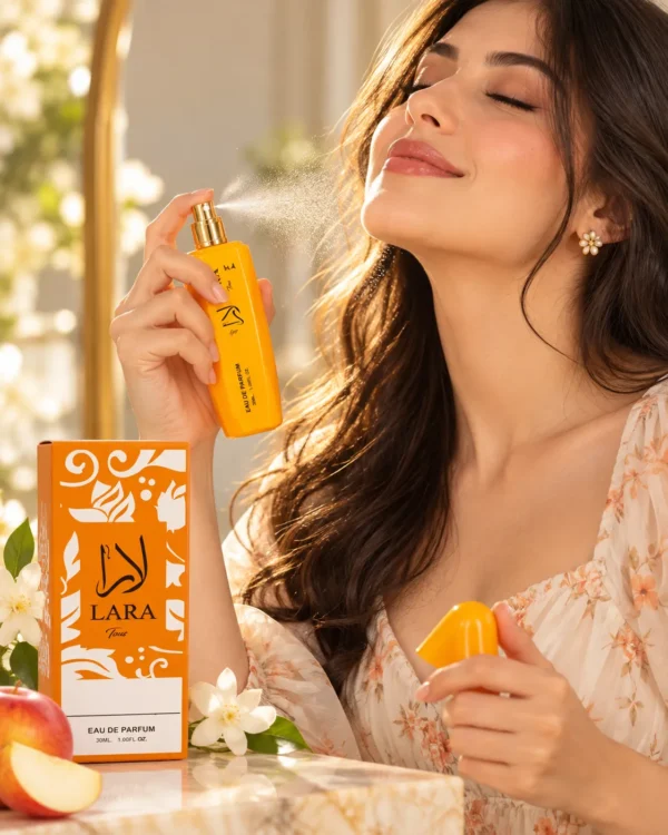 Lara Tous Eau de Parfum – Manasik 30 ml – lifestyle сцена с парфюма