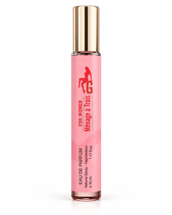 Ménage à Trois G For Women Eau de Parfum – Natural Spray Vaporisateur 35 ml – изображение на бял фон
