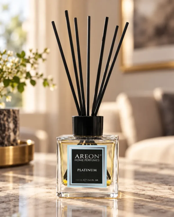 AREON Home Perfumes Platinum ароматен дифузер 150 ml – lifestyle сцена с парфюма
