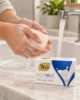 TEO Rich Milk Delicate Care твърд сапун 90 g – lifestyle сцена с парфюма TEO Rich Milk Delicate Care твърд сапун 90 g – lifestyle сцена с парфюма