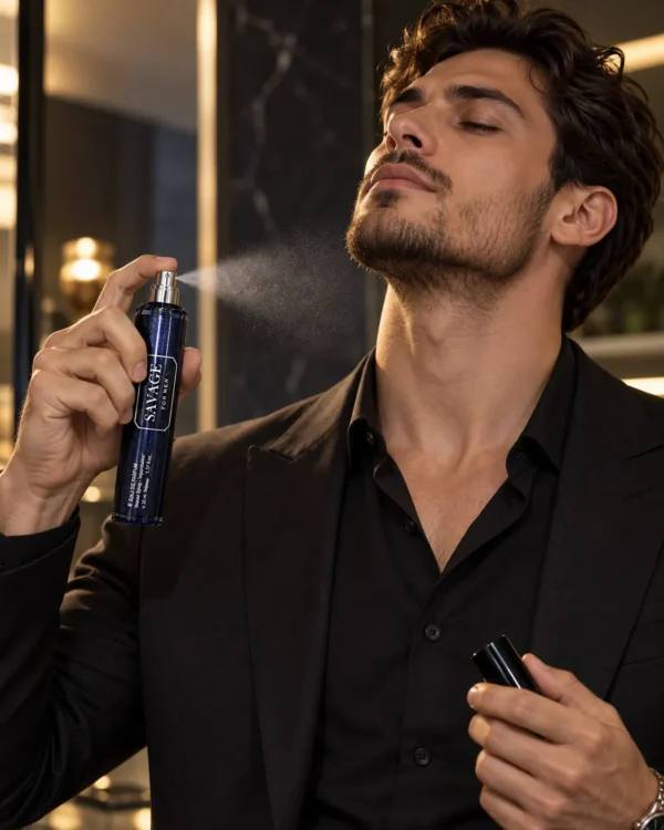 Savage For Men Eau de Parfum – Natural Spray Vaporisateur 35 ml – lifestyle сцена с парфюма Savage For Men Eau de Parfum – Natural Spray Vaporisateur 35 ml – lifestyle сцена с парфюма