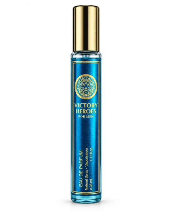 Victory Heroes For Men Eau de Parfum – Natural Spray Vaporisateur 35 ml – изображение на бял фон Victory Heroes For Men Eau de Parfum – Natural Spray Vaporisateur 35 ml – изображение на бял фон