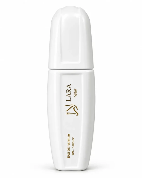 Lara White Eau de Parfum – Manasik 30 ml – изображение на бял фон